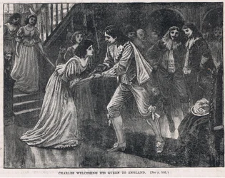 Charles Welcoming His Queen to England